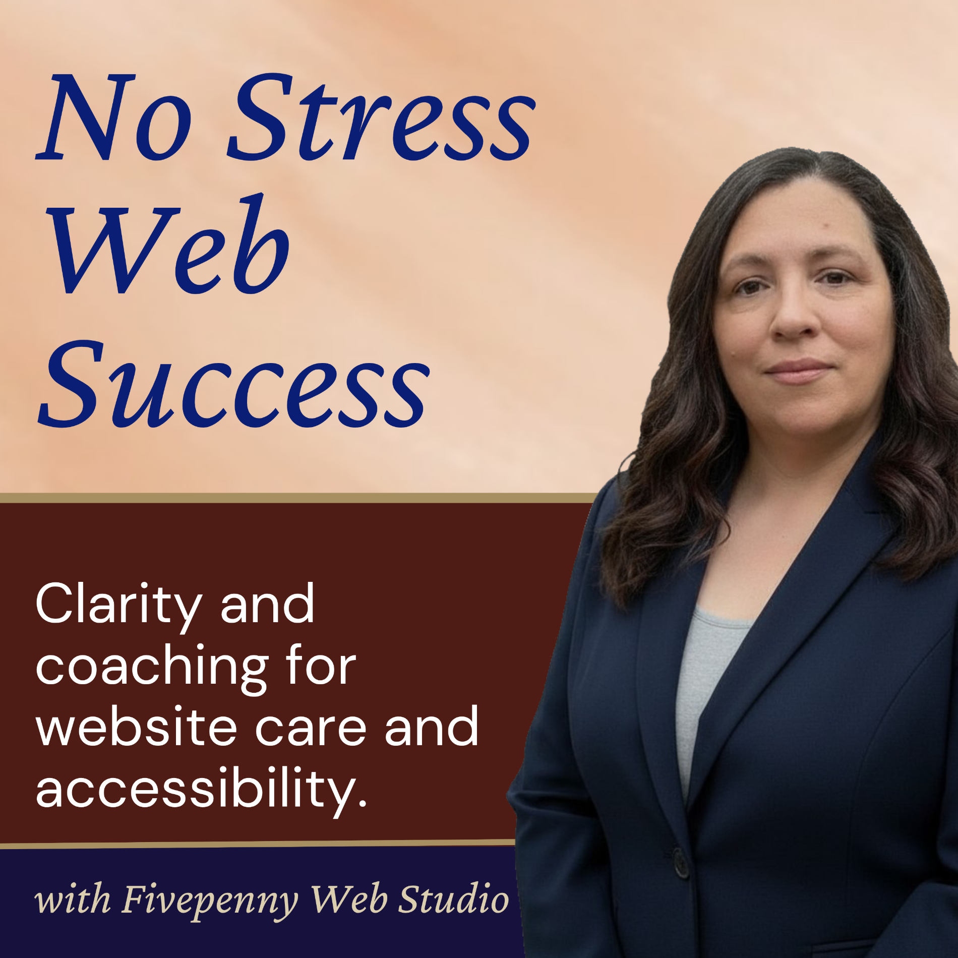 No Stress Web Success Podcast for WCAG accessible website support